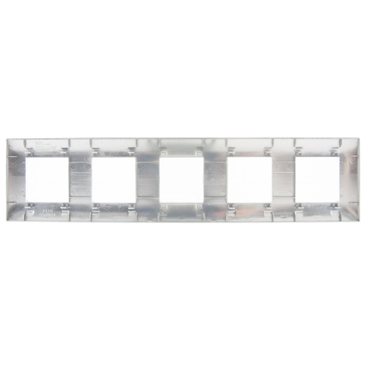 SKANDY Рамка 5-мест. SK-F35N металл никель IEK