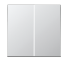 JUNG Центральная плата 2 группы стандарт металл алюминий