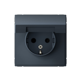 Systeme Electric ArtGallery Грифель Розетка с заземл. со шторк. с крышкой, 16А, IP20, механизм