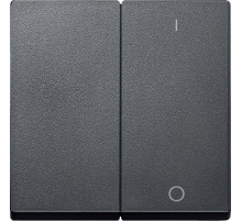 Schneider Electric Merten SM Антрацит Две клавиши с пиктограммой «вкл» и «откл»
