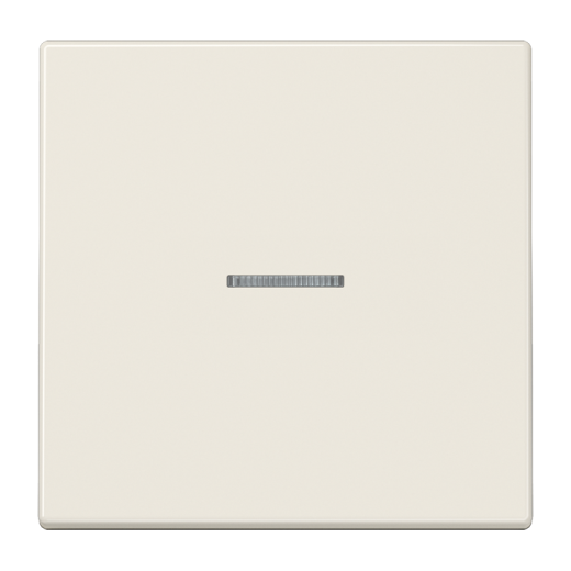 Одинарная клавиша с окошком для балансирных механизмов выключателей (кнопок), в комплекте с CD90HP (крепежный элемент), возможно IP44, дюропласт, слоновая кость, LS990