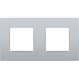 Niko Intense Серебро Рамка на 2 поста