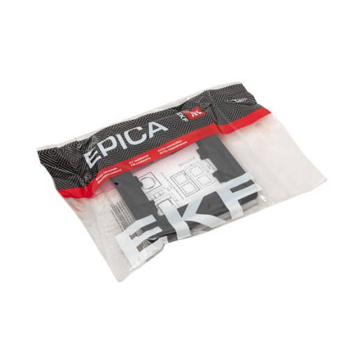 1 - местная рамка, чёрная, пластик Эпика EKF