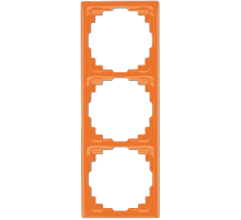 JUNG Рамка для инсталляции в кабельных каналах, 3-кратная оранжевая