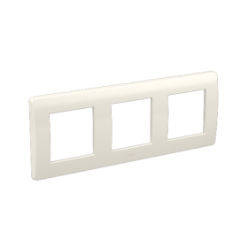 DKC Brava Рамка на 2+2+2 модуля (трехместная), белая, RAL9010