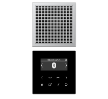 JUNG Цифровое радио DAB + с поддержкой Bluetooth, алюминий