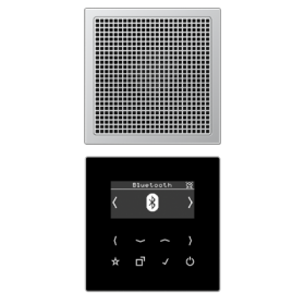 JUNG Цифровое радио DAB + с поддержкой Bluetooth, алюминий