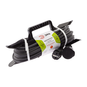 ЭРА Удлинитель силовой  UFx-1e-3x2,5-10m-IP44(KG) на рамке с заземлением 1 розетка 10 м КГ 3х2,5мм2