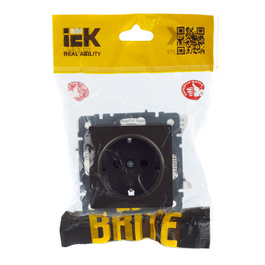 BRITE Роз. с з/к без з/ш 16А РС11-1-0-БрТБ бр. IEK