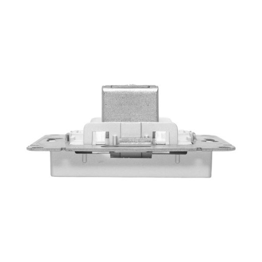 Механизм розетки TV, проходная, алюминий Эпика EKF