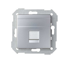 Simon 75 Мех Алюминий Адаптер на 1 RJ-45 75540-, 75541-, 75528-, 75544-39 АМР