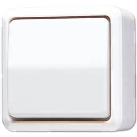 JUNG Выключатель для накладного монтажа, универсальный белый