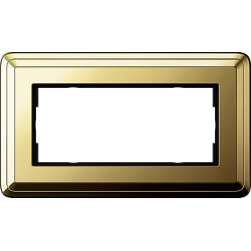 Gira ClassiX Латунь/Латунь Рамка 2-ая без перегородки