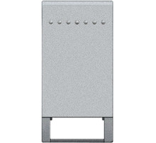 BT LL Алюминий Клавиша с 1 отверстием для вставки символа, 1 мод.