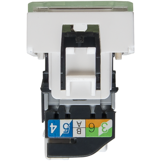 Розетка информационная UTP 1хRJ45 22,5х45 cat5e