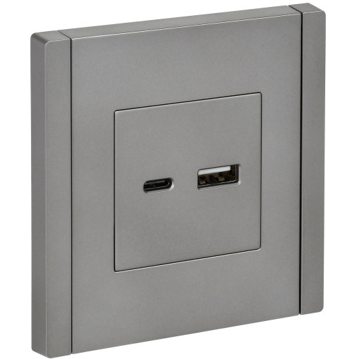 FORTE&PIANO Роз. USB A+C 18Вт FP551 ст. IEK