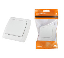 TDM Выключатель 1 кл. 10А белый 