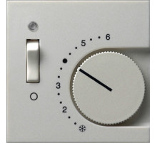 Gira S-55 Бел глянц Накладка для термостатов с пов. ручкой и контр. лампой