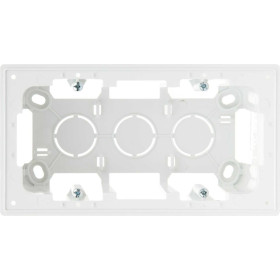 Simon 24 Белая Коробка монтажная для накладного монтажа на 2 поста