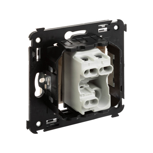 Кнопка одноклавишная в стену, Avanti, ванильная дымка