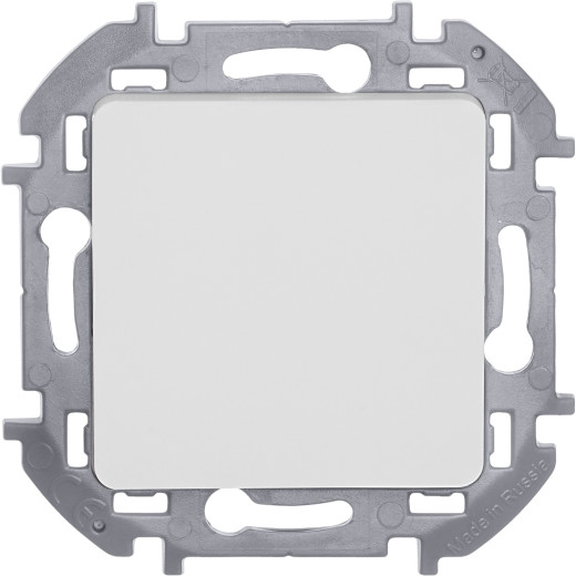 Переключатель одноклавишный - Legrand/Daccord Inspiria - 10АХ 250В безвинтовые зажимы - белый