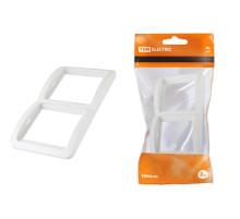 TDM Рамка 2-ая вертикальная белая 