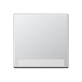 JUNG Клавиша с полем для надписи, алюминий