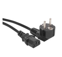 EKF Кабель питания TERACOM для PDU IEC 60320 C13 - CEE 7/7 (Schuko) сечение 3x1,5мм2 250В 10A длина 2,0 метра.