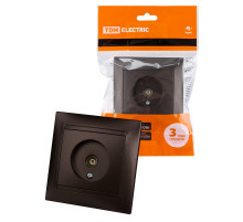 TDM Розетка телевизионная простая (0-2400МГц, 