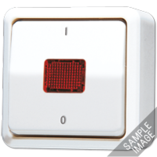 Выключатель контрольный 10 AX 250 V ~ для накладного монтажа