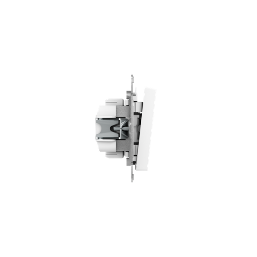 Механизм выключателя, одноклавишный, кнопочный, белый Эпика EKF