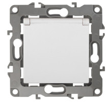 ЭРА Розетка Серия 12 12-2103-01 с заземлением 2P+E Schuko со шторками с крышкой 16A-250В IP20 белый