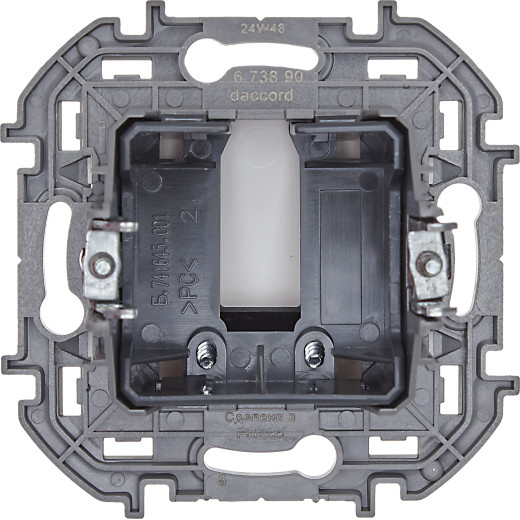 Вывод кабеля IP21 - Legrand/Daccord Inspiria - с зажимом для кабеля - белый