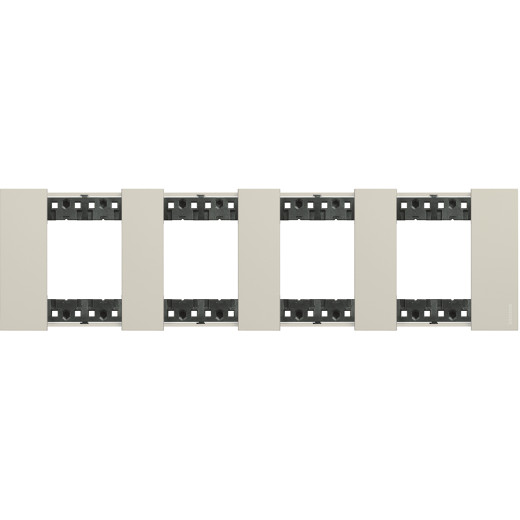 LIVING NOW. Декоративная рамка 4 поста (2+2+2+2 модуля).Цвет Песочный.