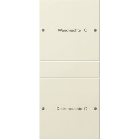 Gira Набор клавиш 2-местный (1+1),  ГРАВИРОВКА