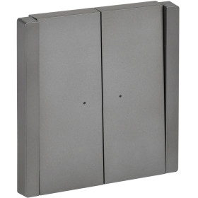 IEK FORTE&PIANO Сталь Выключатель 2-кл проходной с индикатором 10А FP508