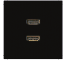 JUNG 2 x HDMI, чёрный