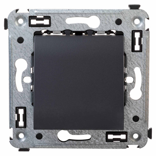 Вывод кабеля из стены, Avanti, черный матовый