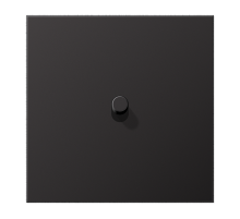 JUNG LS1912 Dark Центральная плата, 1 пост, 1 тумблер, цилиндр; метал. исполнение