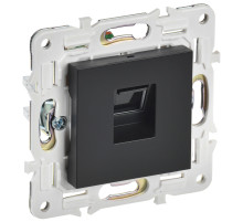 IEK SKANDY Черный Розетка компьютерная RJ45 кат.6 SK-K02Bl