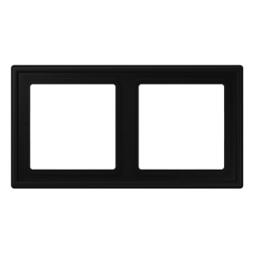 JUNG LS Zero Черный матовый Рамка 2-ая