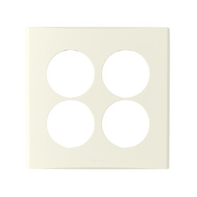 Anam Legrand Zunis Бежевый Накладка розетки 4-ой