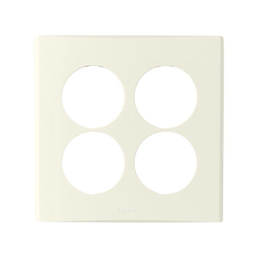 Zunis Бежевый Накладка розетки 4-ой