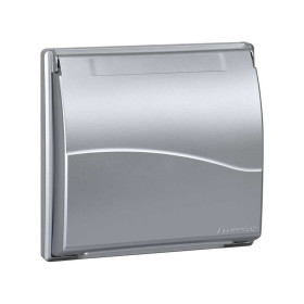 Simon Connect Алюминий Рамка с крышкой Cima Pro на 2 Сima-модуля