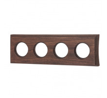 BIRONI Шедель Бук Винтаж Рамка 4-ая на бревно 220мм (скрытый монтаж)