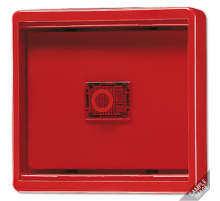 JUNG Клавиша с прозрачной крышкой желтая