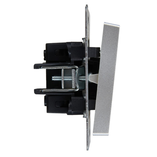 BRITE Выключ. жалюзи 10А ВС10-1-5-БрА алюм. IEK