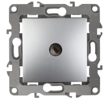 ЭРА 12-3102-03 Розетка TV проходная, IP20, Эра12, алюминий (10/100/3200)