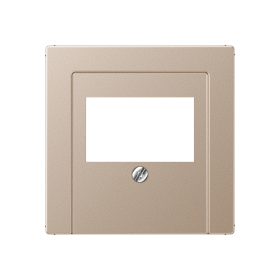 JUNG A 500 Шампань Накладка розетки TAE, моно-/стерео аудио розетки