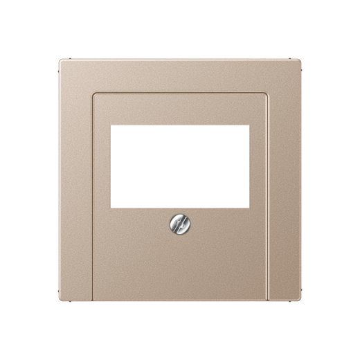 Крышка для ТАЕ и USB розеток, фиксация винтом, дюропласт, шампань, A500